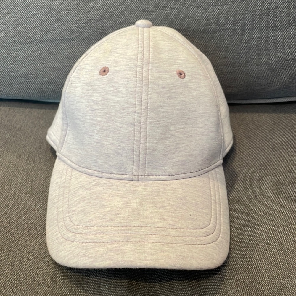 Lululemon baller hat in light heathered purple.
